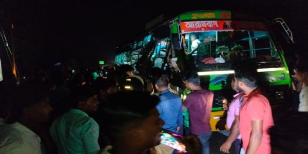 Road accident in Goghat, one killed