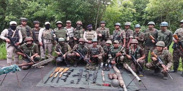 Arms and Ammunition Recovered in Continued Operations by Security Forces Across Manipur
