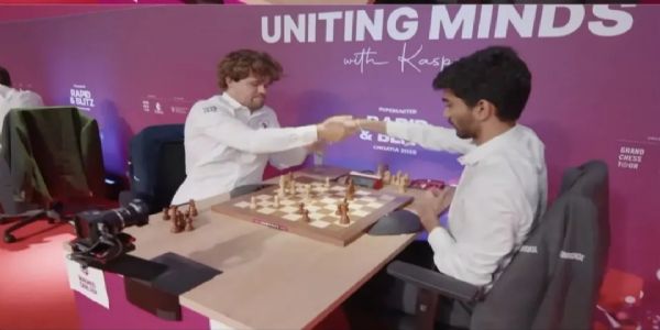 Gukesh defeats Carlsen in Grand Chess Tournament’s sixth round