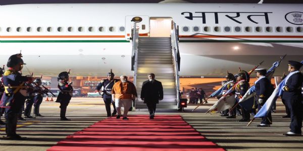 PM Modi arrives in Buenos Aires, Argentina;First bilateral visit by an Indian PM in last 57 years