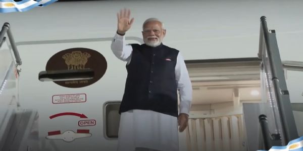 PM Modi departs for Argentina after concluding his visit to Trinidad and Tobago