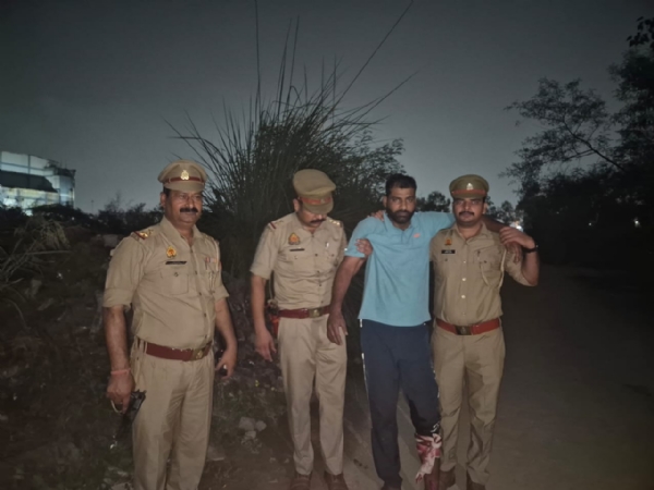 Accused arrested and sent to hospital for treatment