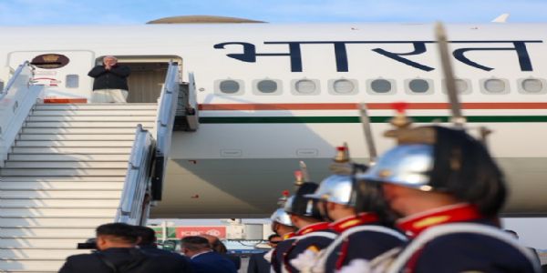 PM Modi departs for Brazil to participate at 17th BRICS Summit followed by State visit