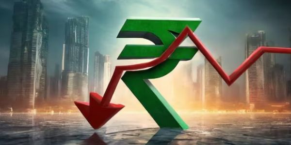 Indian currency fell 46 paise against dollar