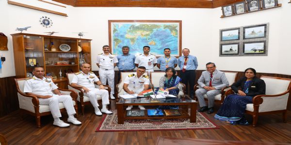 Indian Navy signs contract with M/s BEL for NMDA project