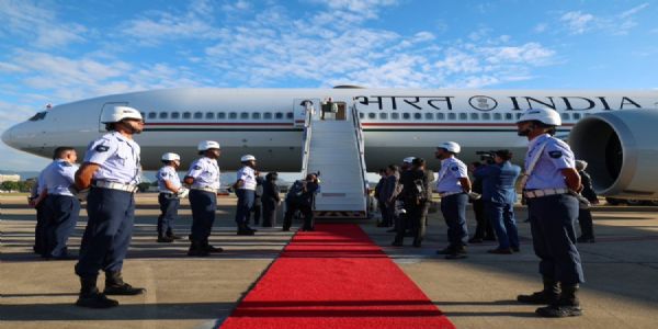 PM Modi arrives in capital city of Brasilia on State Visit to Brazil