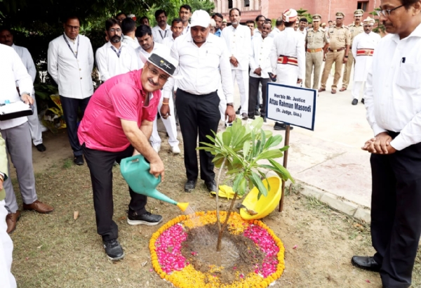 The judges planted different species of plants