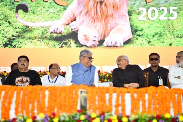 Union Minister Bhupender Yadav and Gujarat CM Bhupendra Patel presided over World Lion Day 2025 Celebrations