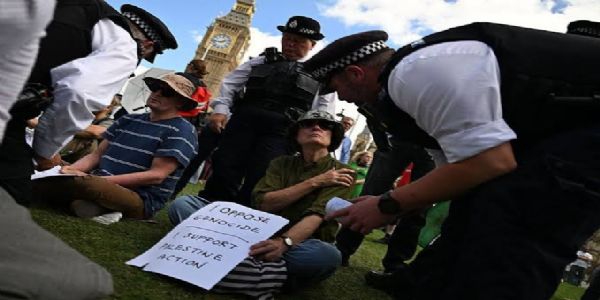 Largest Single-Day Arrests in Decade at Demonstration Over Palestine Action Ban