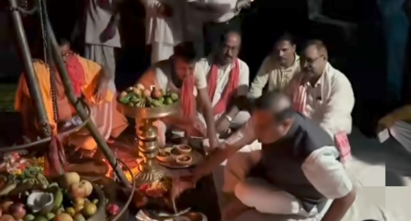 मुख्यमंत्री डॉ हिमंत बिस्व सरमा द्वारा साझा तस्वीर।