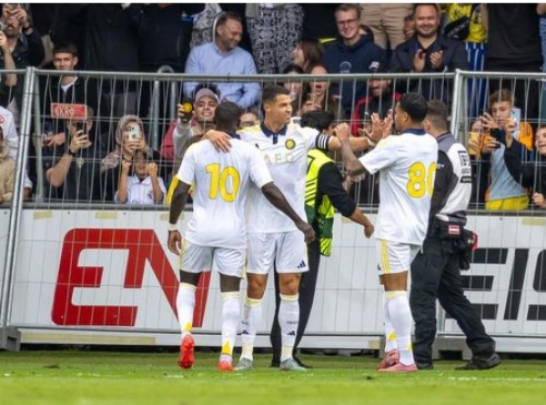 Ronaldo’s Brace in Vain as Al Nassr Fall 3-2 to Almeria in Pre-Season Friendly