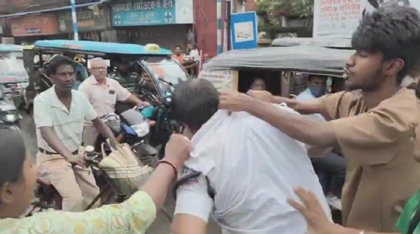 A snap from the viral video