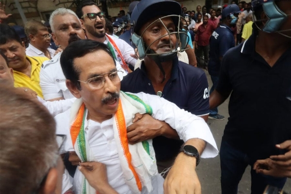 Subhankar Sarkar being taken to prison van