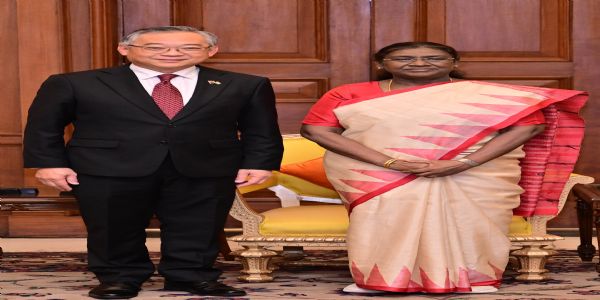 Singapore Deputy PM Meets President Murmu to Strengthen Bilateral Ties