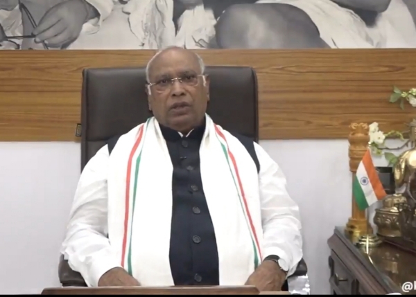 Congress president Mallikarjun Kharge