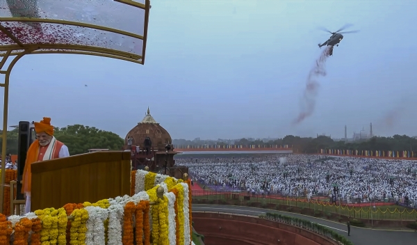 Light Rain Cleanses Delhi for the 79th Independence Day
