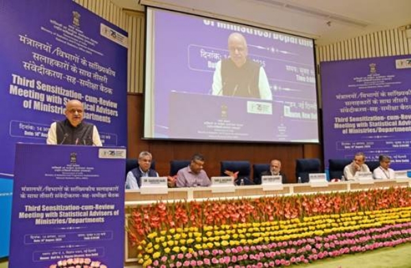Sensitization cum review meeting of Statistical Advisers held on August 14, 2025 at Vigyan Bhawan, New Delhi