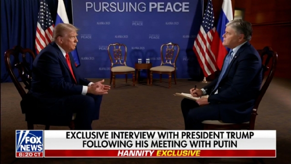 Trump’s Fox News Exclusive Interview shortly after Alaska Summit