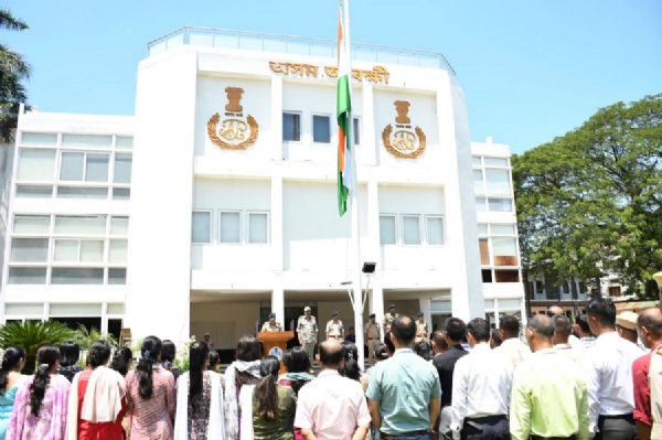 Image related to the condolence Meeting Held at Assam Police Headquarters in Memory of Dhemaji Bomb Blast Victims.