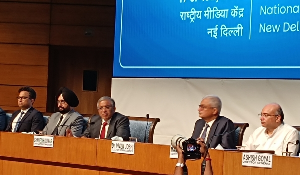 Election Commission conducts a press briefing