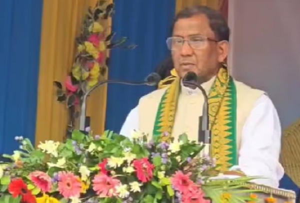 Image of the Assam Governor Inaugurating Academic Building of NE Military School in Bijni.