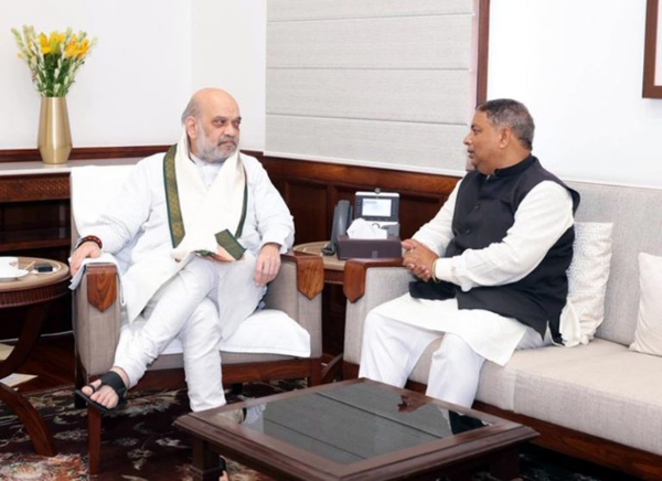 Sat Sharma calls on Amit Shah, discusses prevailing situation