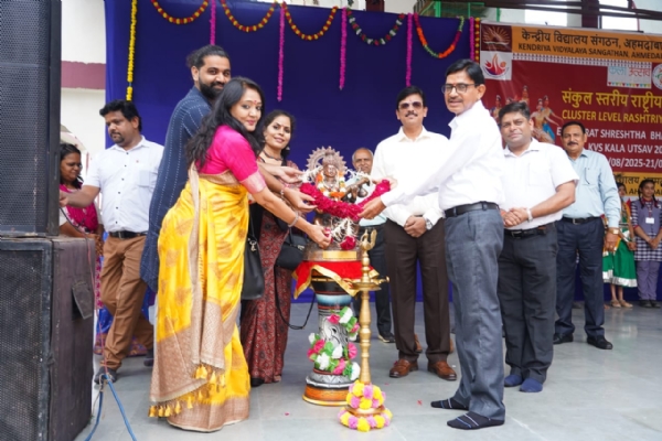 KV Ahmedabad Hosts Cluster-Level National Unity Festival Under Ek Bharat Shreshtha Bharat