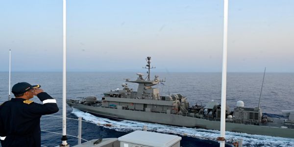 Indian Naval Frigate INS Tamal Concludes Strategic Port Call at Souda Bay, Greece
