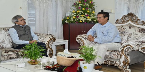 CRB & CEO Satish Kumar Meets Mizoram CM, Reviews Bairabi–Sairang Railway Project