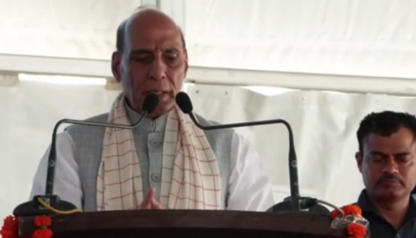 Rajnath Singh while addressing at the inaugural ceremony of Adarsh Defence and Sports Academy in Jodhpur, Rajasthan on August 25,2025