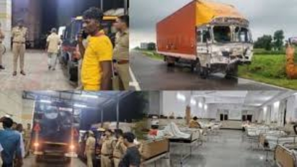 8 pilgrims killed after container truck hits tractor trolley