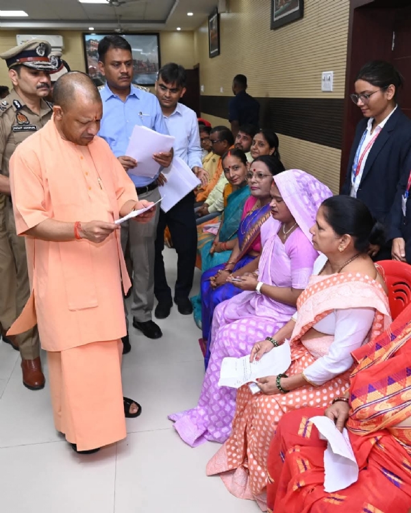 Uttar Pradesh Chief Minister Yogi Adityanath held Janta Darshan