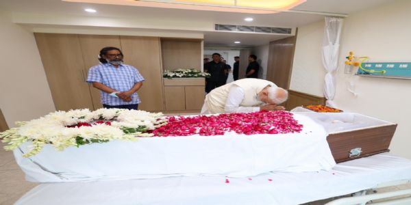 PM Modi visits Sir Ganga Ram Hospital to pay homage to Shibu Soren