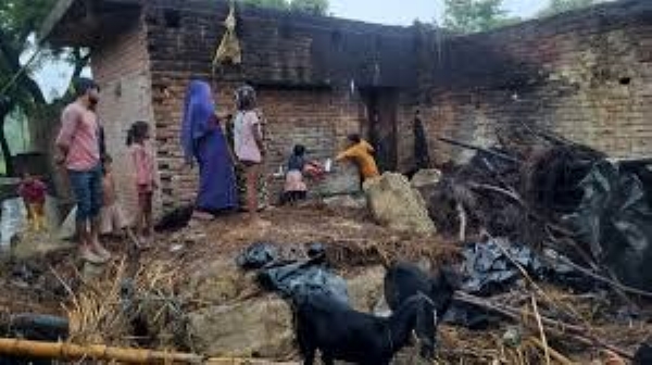 Villagers demand compensation for the grieving family