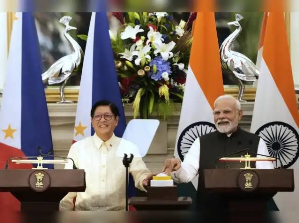 President  of  Philippines Ferdinand R. Marcos Jr. and Prime Minister Narendra Modi.