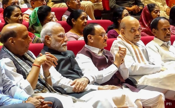 PM Modi attends NDA Parliamentary party meeting