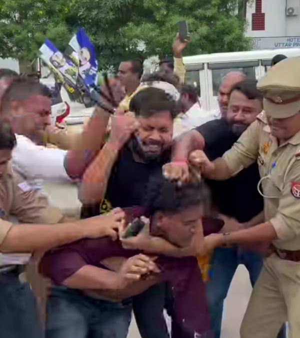 Supporters apprehended the accused youth and beat him severely