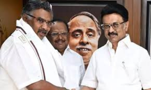 Former AIADMK MLA Karthik Thondaiman Joins DMK