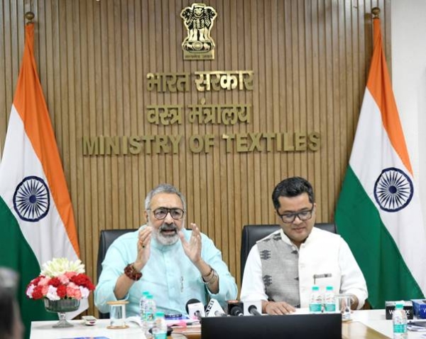 Giriraj Singh launches the book titled “Carbon Footprint Assessment in the Indian Handloom Sector