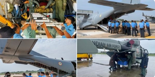 Uttarkashi cloudburst: IAF initiates swift relief mission in flood-hit Uttarakhand area