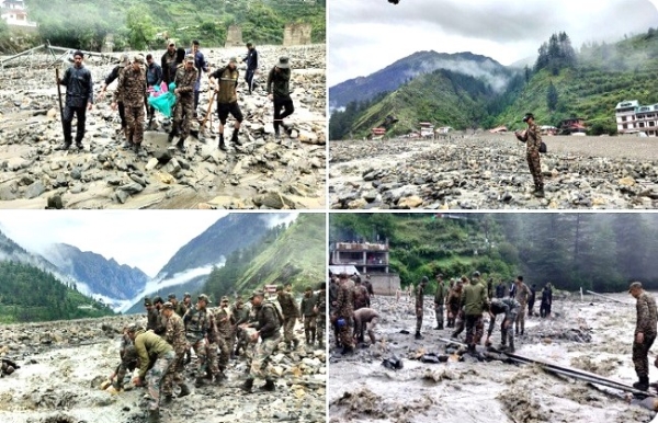 Two additional rescue and relief teams of the army have been deployed in Gangotri and Dharali.