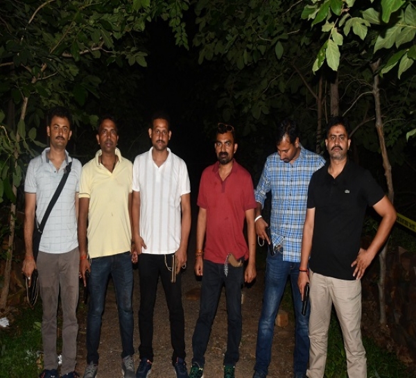 STF Inspector in-charge Jai Prakash Rai and three members of his team had a narrow escape