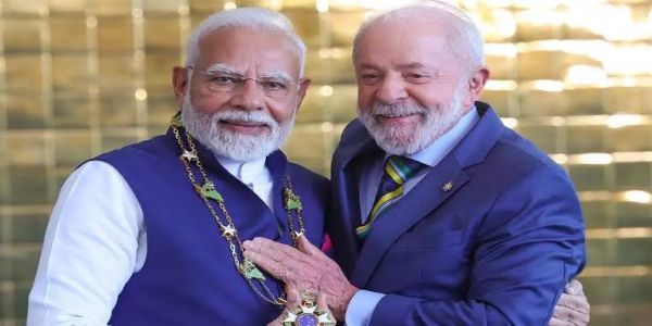 PM Modi receives telephone call from President of Brazil