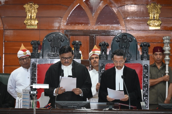 Two Additional Judges Swornig in as Judges of Gauhati High Court.