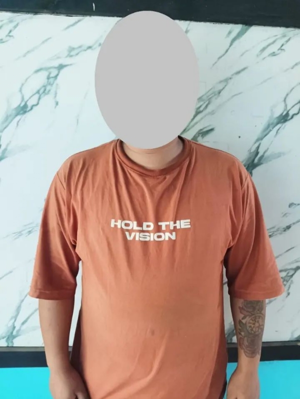 Image of the arrested PREPAK Rebel in Manipur.