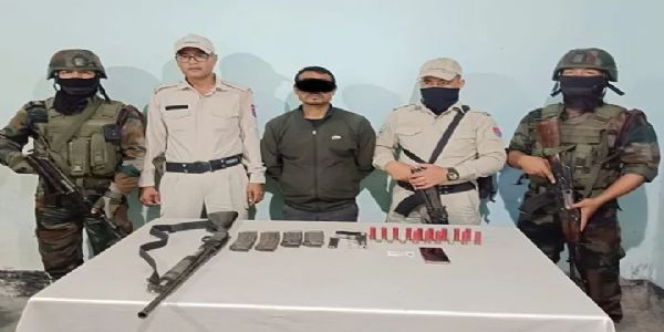 KYKL Cadre Arrested in Manipur, Cache of Arms and Ammunition Seized