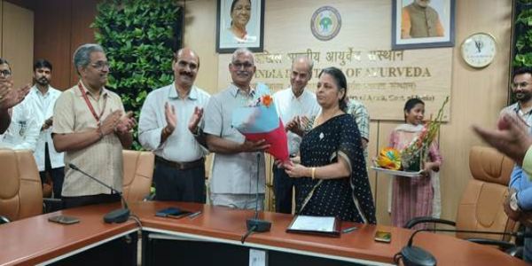 Prof. Pradeep Kumar Prajapati Takes Charge as Director of AIIA, New Delhi