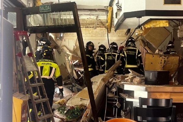At Least 25 Injured in Gas Explosion at Madrid Bar