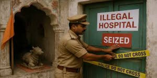 Gang safeguarding illegally operated hospitals busted in Sambhal, 4 apprehended