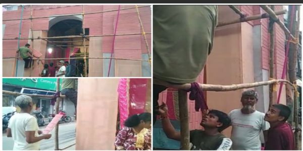 Baghnan’s Noontia Tarun Dal Club Durga Puja Pandal Spreads Unique Message of Communal Harmony